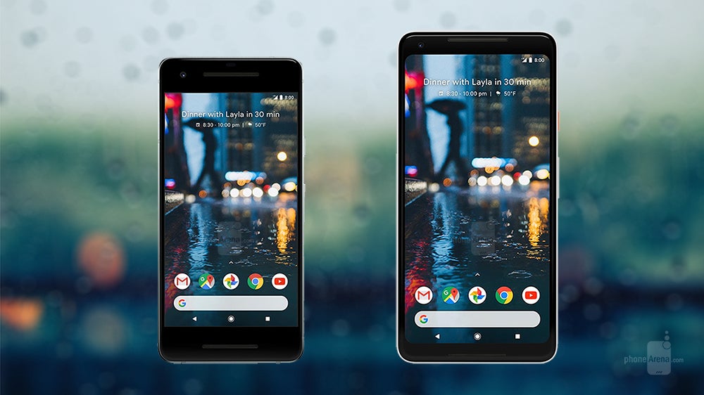 Pixel 2 and Pixel 2 XL vs the Galaxy Note 8, iPhone X, and the best of the rest: size comparison