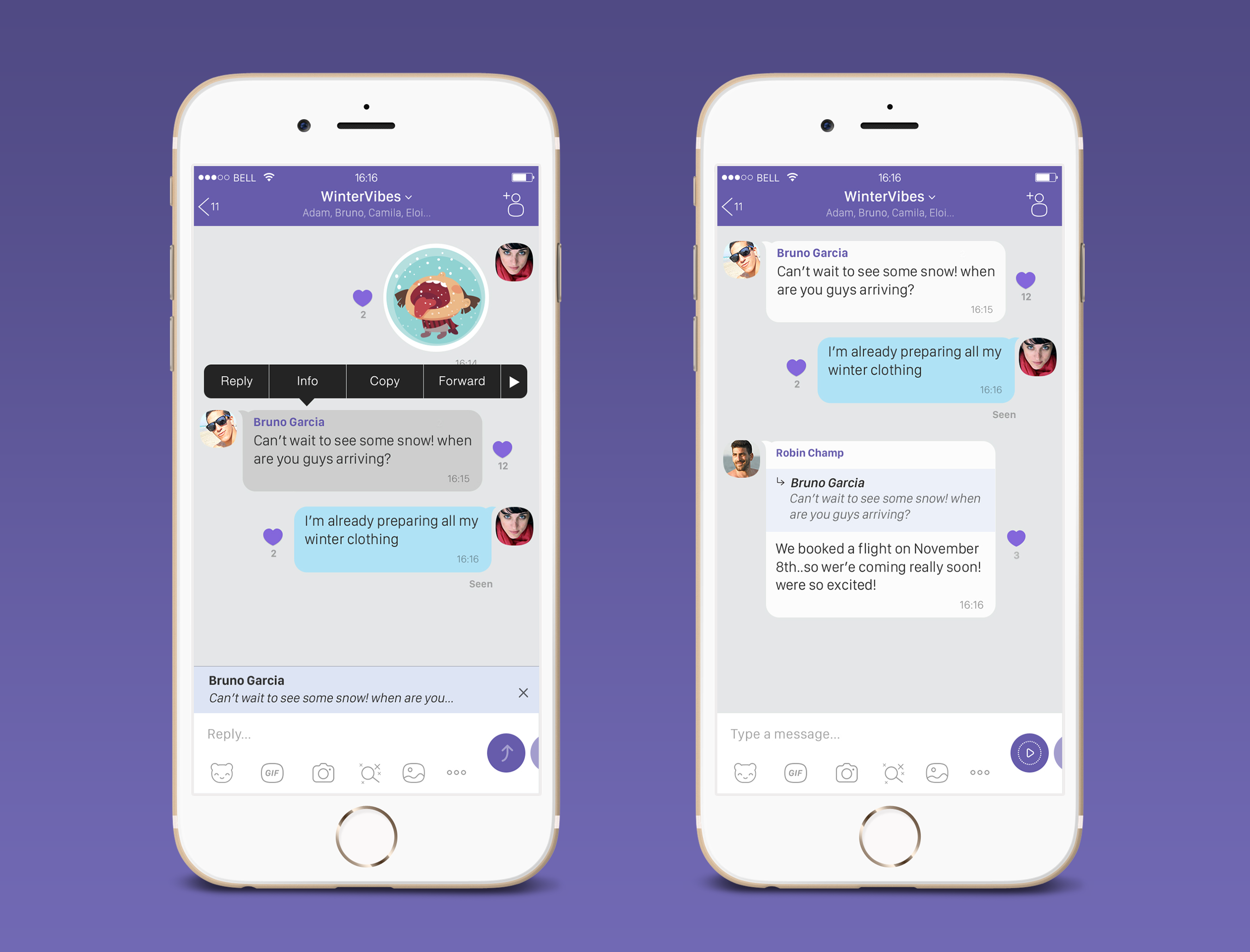 Viber Интерфейс