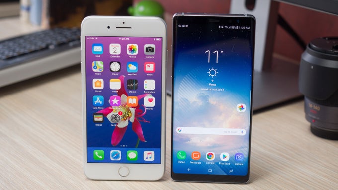 Two of the top contenders, the iPhone 8 Plus and the Samsung Galaxy Note 8 - Which is your favorite new phone?