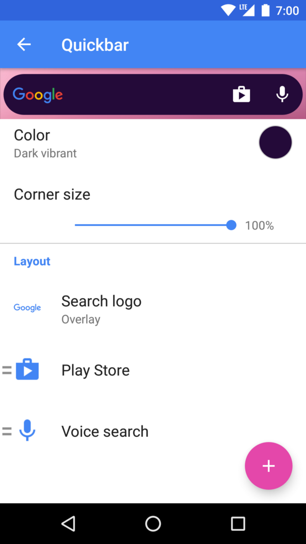 Action Launcher update brings customizable Pixel 2-style dock search