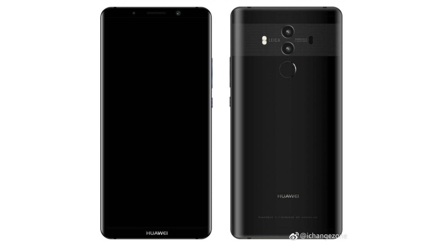 Here are a couple of more Huawei Mate 10 Pro renders before the October 16 announcement