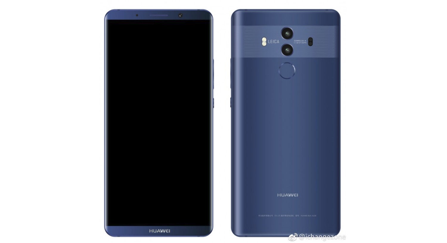 Here are a couple of more Huawei Mate 10 Pro renders before the October 16 announcement
