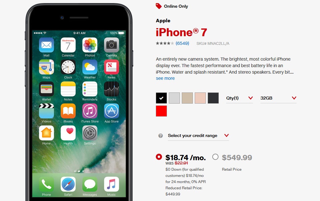 Deal: Get an iPhone 7 for just $449 from Verizon (limited time offer)