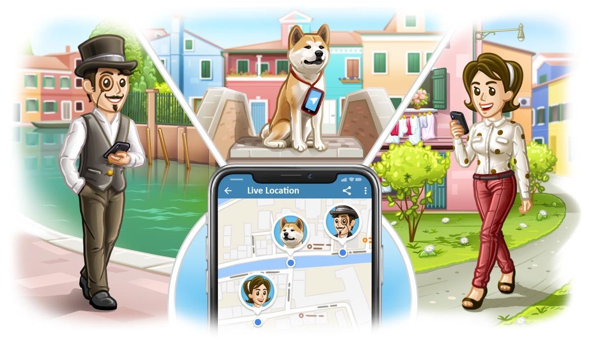 Telegram update adds new media player, live locations and more languages