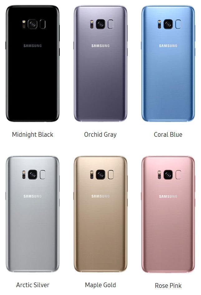 The remarkable range of color options for the Galaxy S8 - With the iPhone 8, Apple surrenders design leadership to Samsung