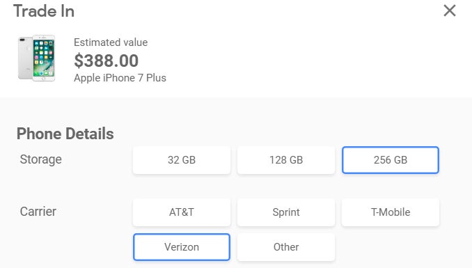 Google is a bit more generous than Apple when it comes to iPhone 7 and iPhone 7 Plus trade-ins - The iPhone 7 is worth more for Google than for Apple when it comes to trade-ins