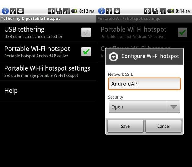 Android 2.2 &quot;Froyo&quot; packing on both Mobile Hotspot &amp; USB tethering functionality