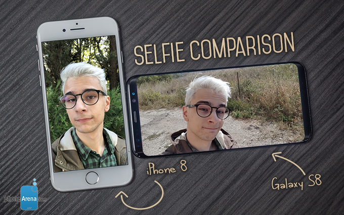 iPhone 8 vs Samsung Galaxy S8: selfie camera comparison