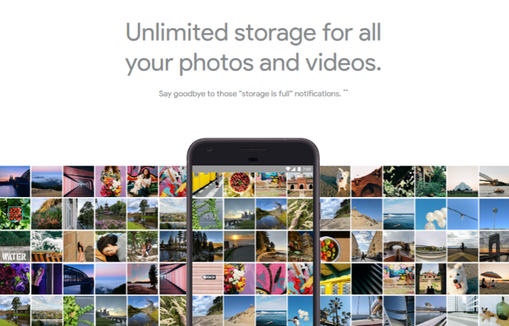 The first generation Pixel and Pixel XL can store photos and videos in original quality for life - Pixel, Pixel XL owners have unlimited free storage of original photos and videos for life