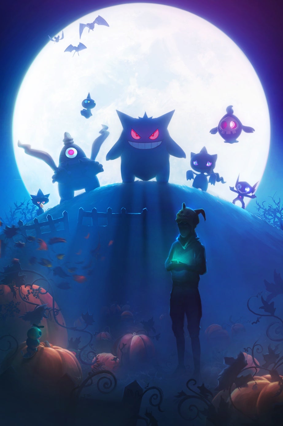 Leaked loading screen for the 2017 Pokemon Go Halloween event - Pokemon Go leak reveals generation 3 pocket monsters that could be added during Halloween event
