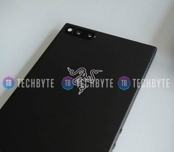 Alleged photo of the Razer smartphone - Photo of Razer's smartphone leaks; handset features Robin's square-cornered form factor