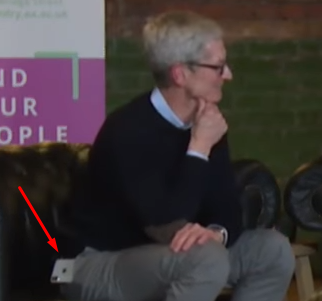 Video shows that Apple CEO Tim Cook is carrying the iPhone X with him