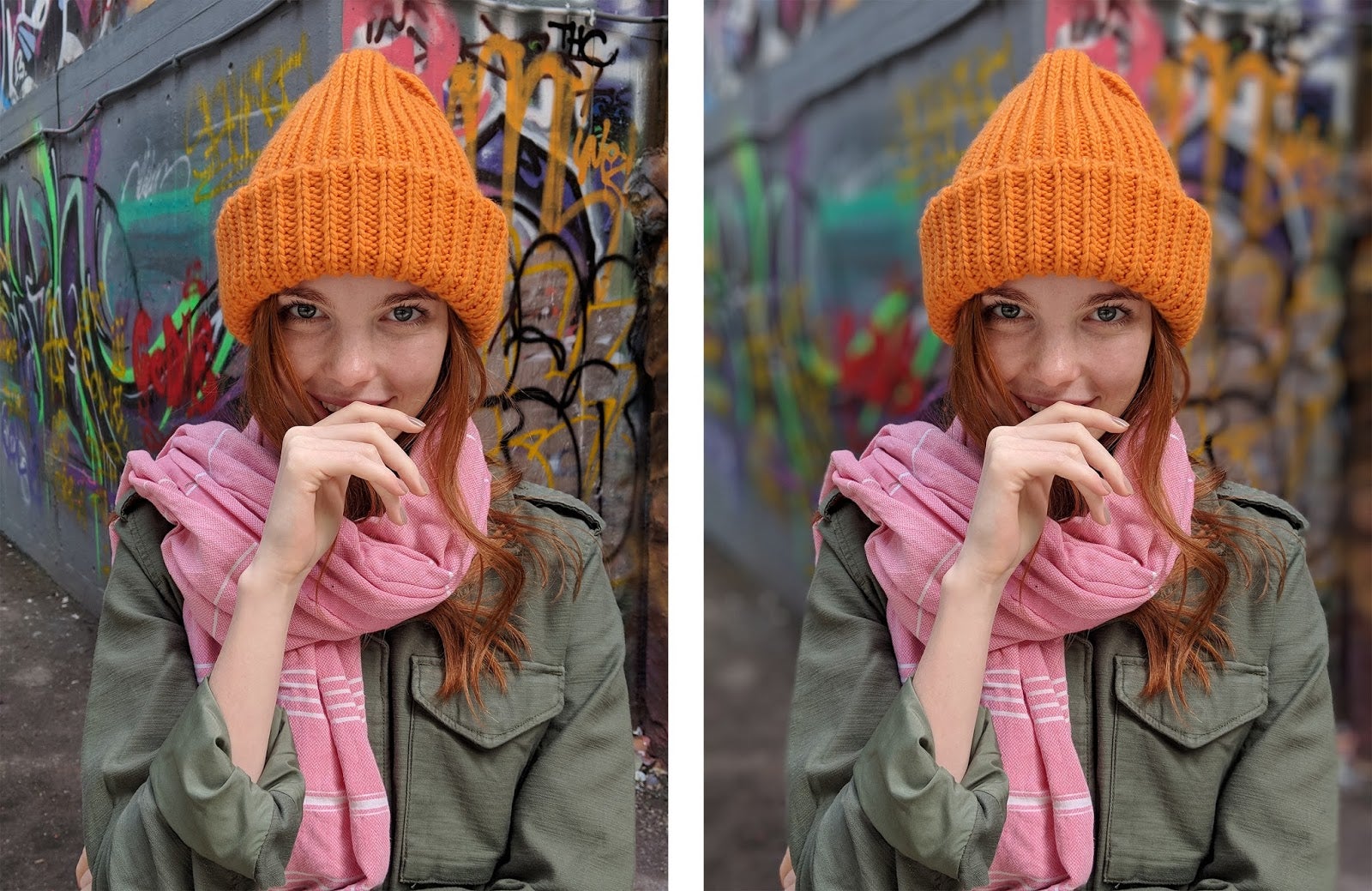 The same picture without (left) and with (right) Portrait Mode - Google Pixel 2/XL Portrait Mode is unlike any other: here is how it works