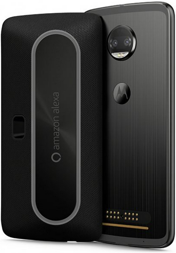 The Moto Mod with the Alexa speaker will be coming next month, priced at $149.99 - Motorola Moto Mod with Alexa speaker will arrive in November, priced at $149.99