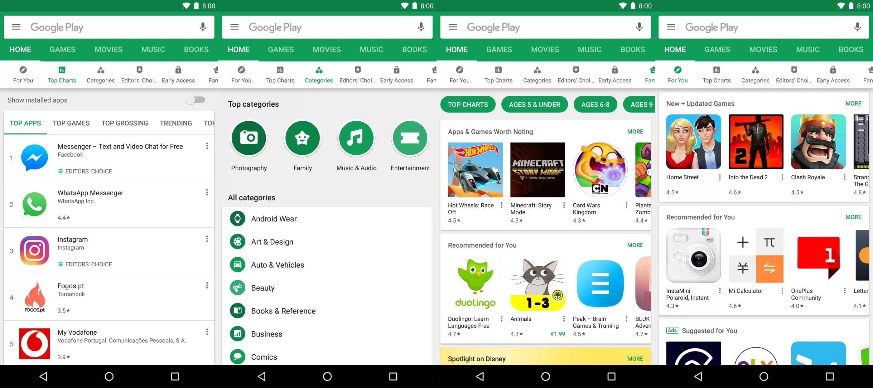 New Google Play Store design - Google Play Store starts rolling out new design... violates its own Material Design guidelines
