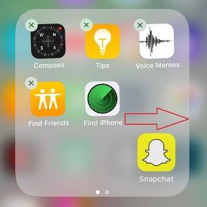 Drag the icon to the edge of a folder page - Secret garden: how to hide apps on your iPhone