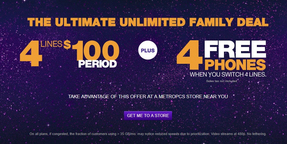 MetroPCS offers free Android smartphones when you switch