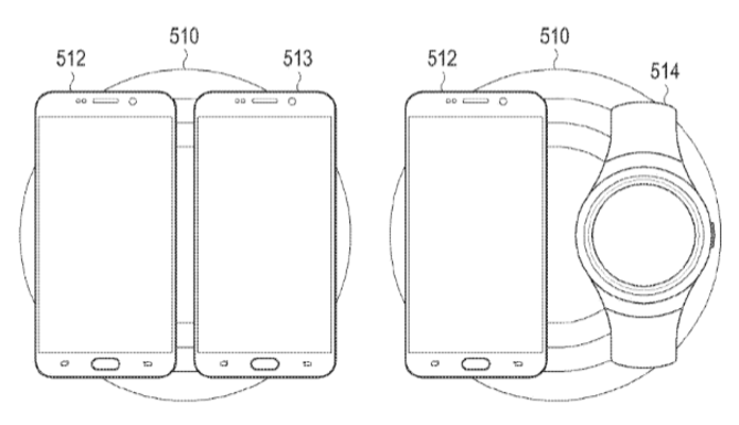Samsung filed with the USPTO to patent a dual wireless charging pad that uses both magnetic resonance and magnetic induction charging - Samsung patent filing reveals a wireless charging pad that could work from distance