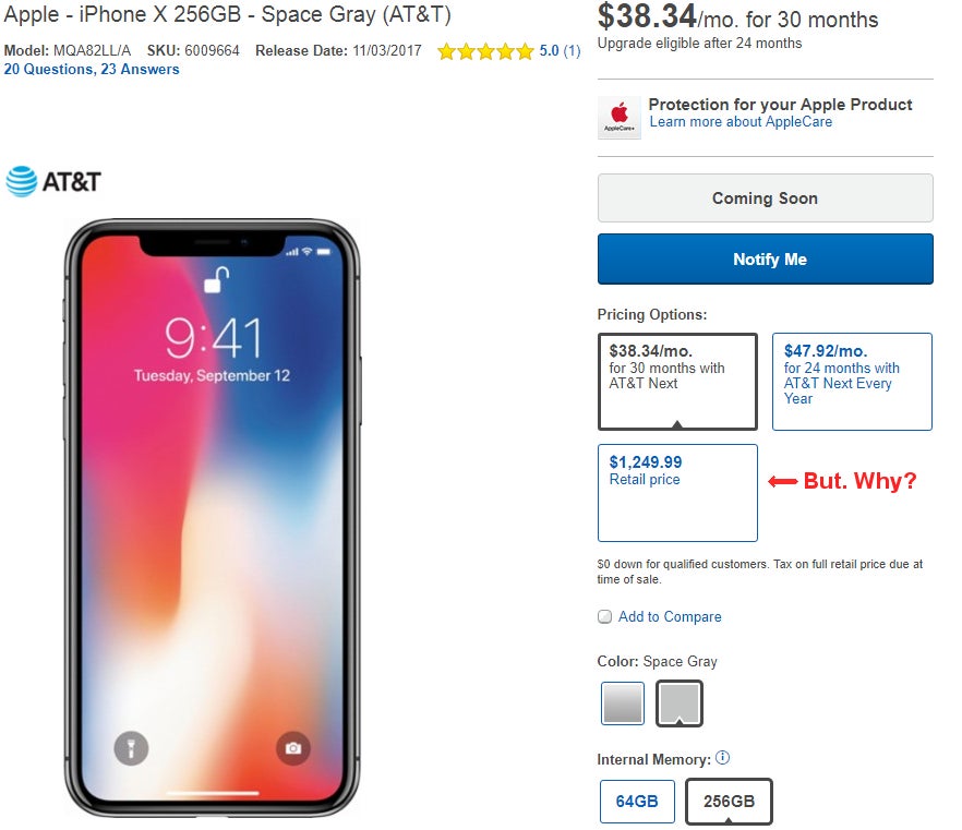 PSA: iPhone X and iPhone 8 are more expensive at Best Buy when you pay the full price upfront