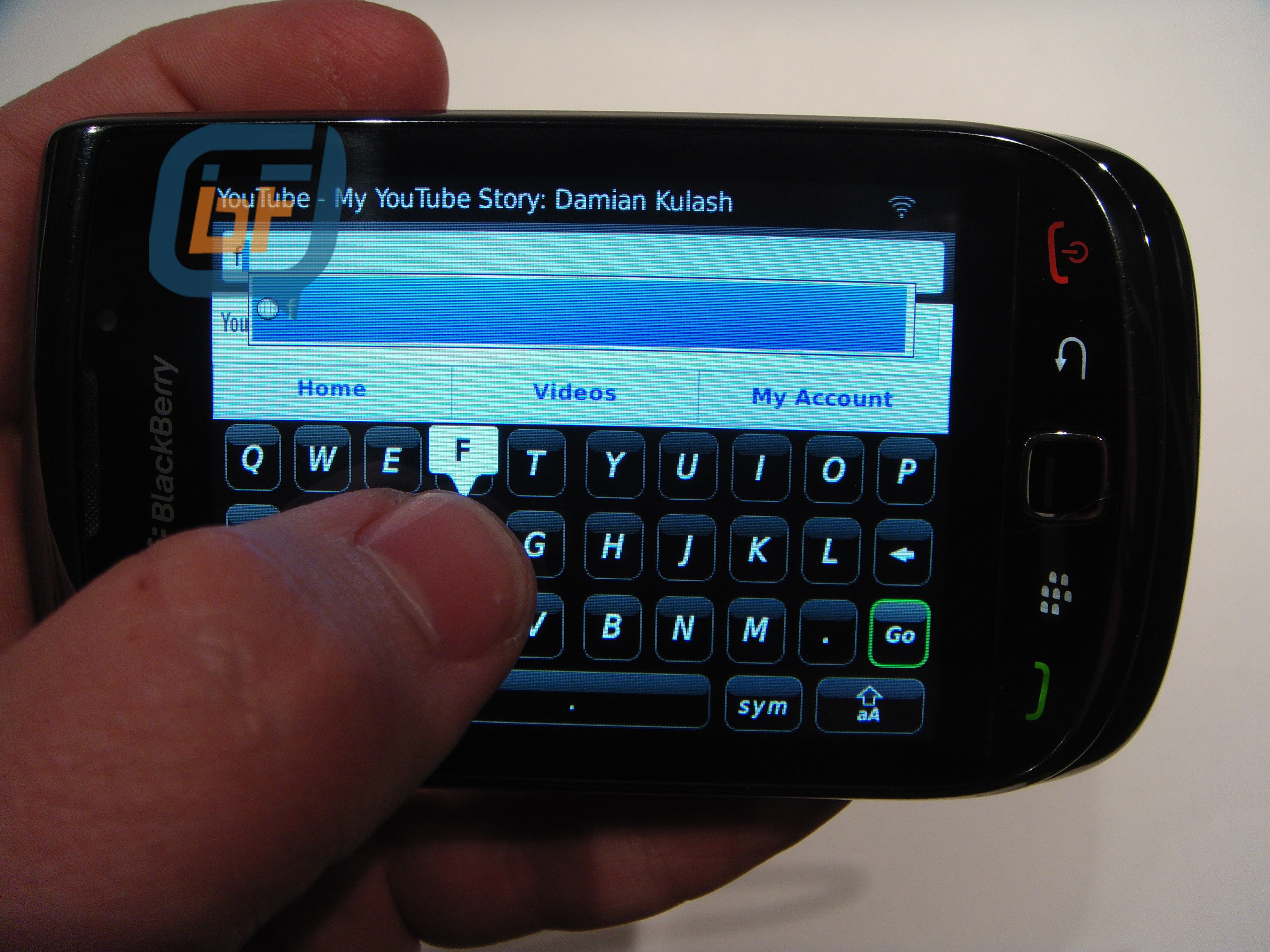 BlackBerry Bold 9800 Slider confirmed to not offer SurePress?