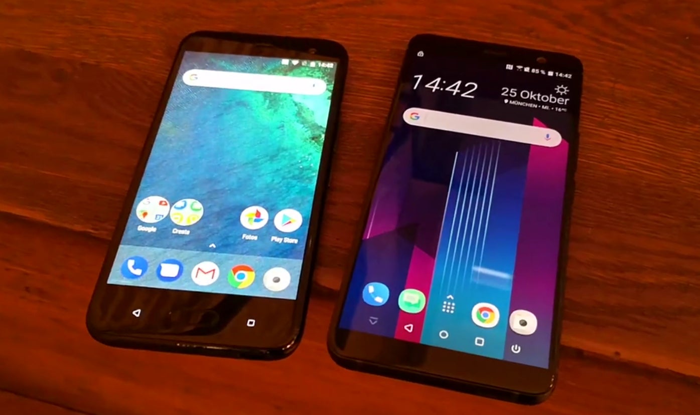 HTC U11 Life and U11 Plus - HTC U11 Plus and U11 Life show up in a hands-on video