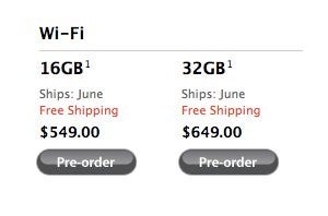 Shipping dates for the international iPads are delayed again