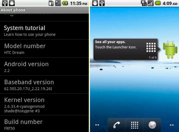 Hackers working diligently on brining Android 2.2 to the HTC Magic &amp; Dream