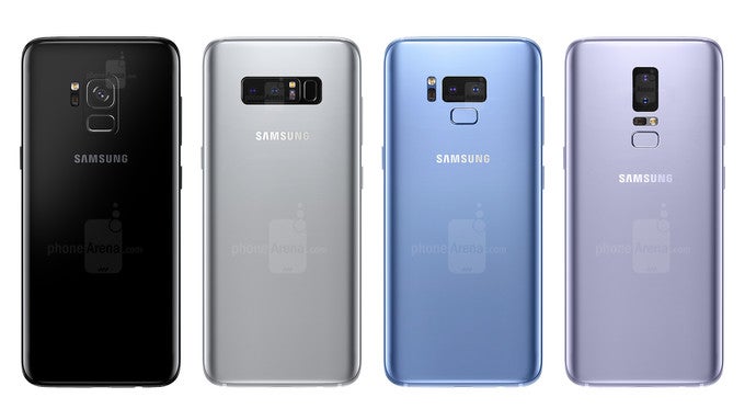 These are all possible variations of the S9 rear that is said to &#039;change a lot&#039; - Galaxy S9 to be released early: no in-display finger scanner, but its back will &#039;change a lot&#039;