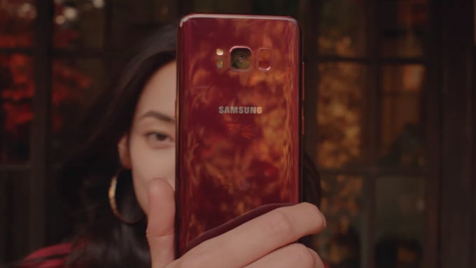 Pretty in red: the Galaxy S8 in Burgundy Red looks amazing, but you probably can't buy it