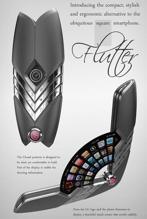 LG Flutter concept is recognized at the &quot;Design the Future&quot; competition