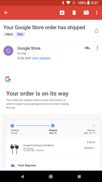 Google has started shipping the Pixel Buds - Pixel Buds pre-orders now heading out Google's doors