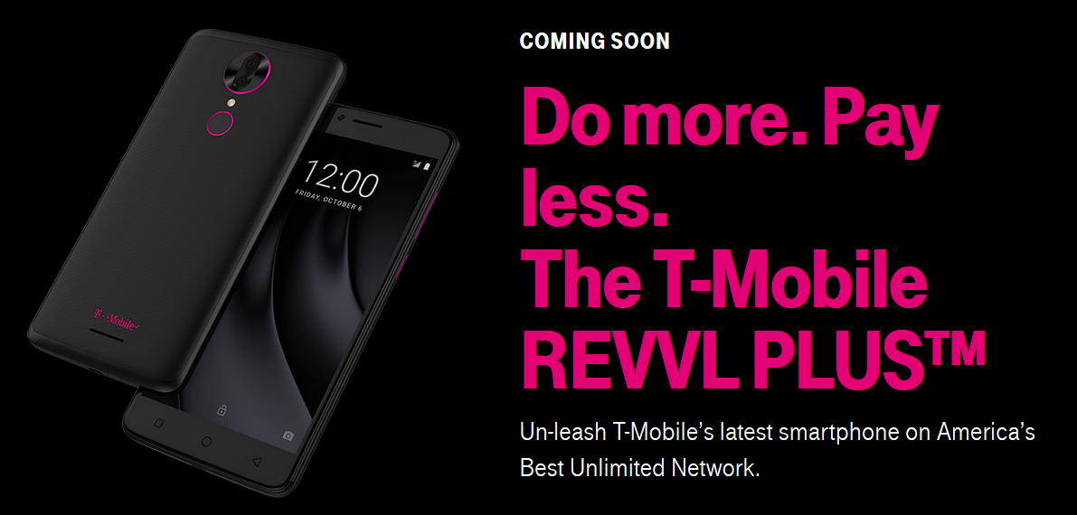 The T-Mobile Revvl Plus will launch on November 17th - T-Mobile Revvl Plus to launch on November 17th; 6-inch phablet offers dual camera setup for $200