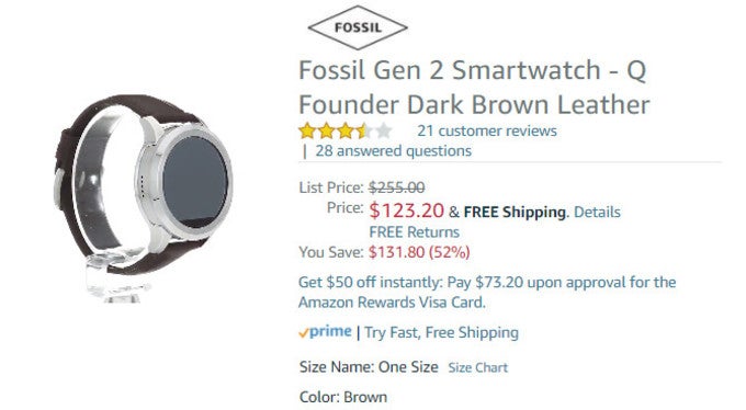 Fossil q founder deals 2.0 price