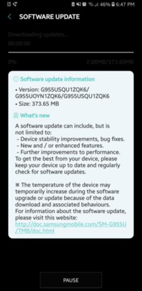 Samsung releases a second Android Oreo beta for the Galaxy S8 in the US, here's what's new