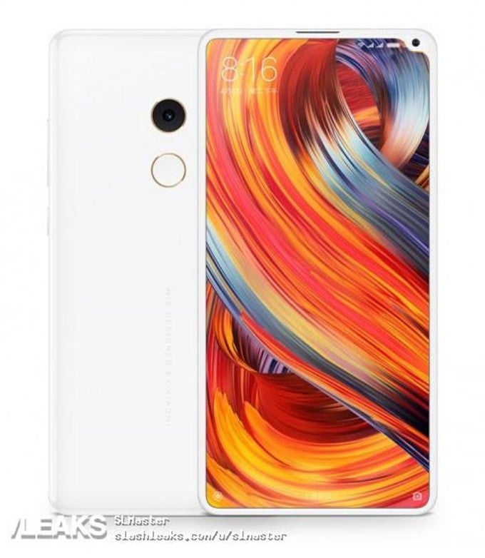 Take that notch and shove it in the display's corner: check out the leaked fully bezel-less Xiaomi Mi Mix 2s