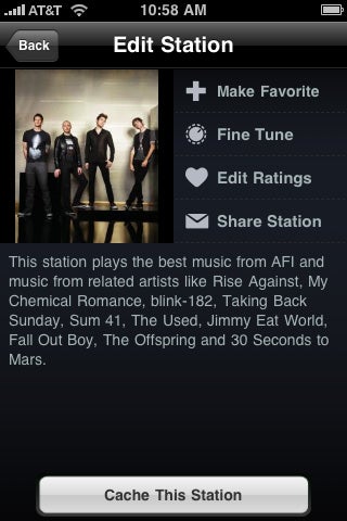 Music caching feature is now enabled for the iPhone&#039;s Slacker Radio app