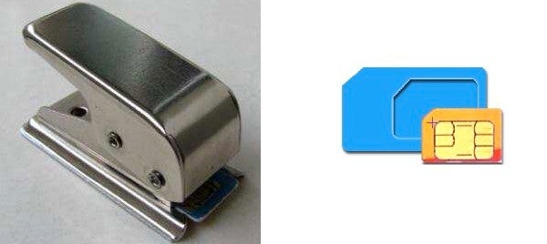 Turn your usual SIM card into a micro SIM with the Cut My SIM