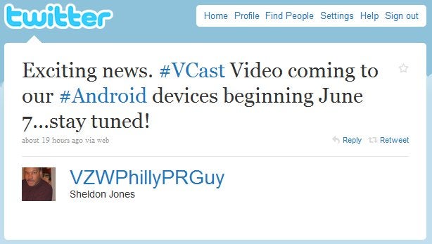 Verizon&#039;s Android handsets are getting support for V CAST video soon?