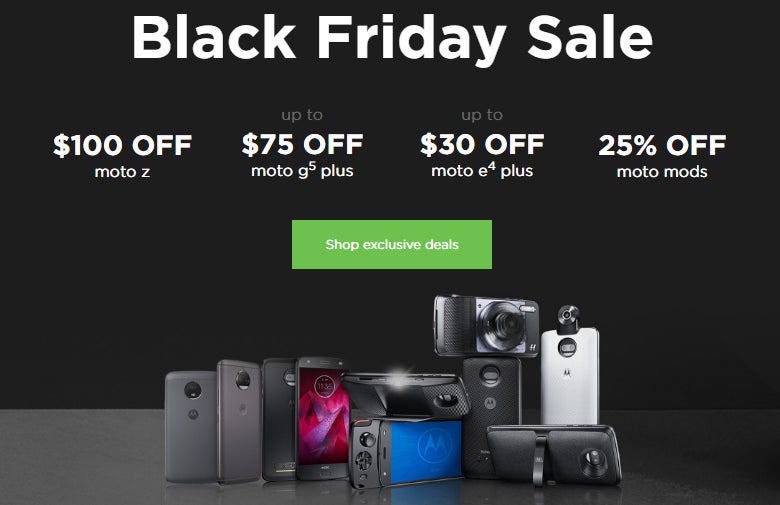 Motorola's Black Friday 2017 deals are here