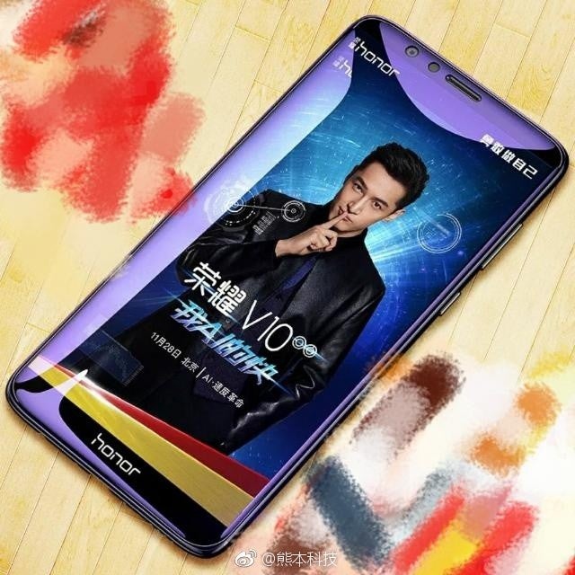 Honor V10 leaked picture confirms bezel-less design ahead of November 28 unveiling