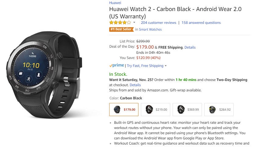 huawei watch 2 amazon uk