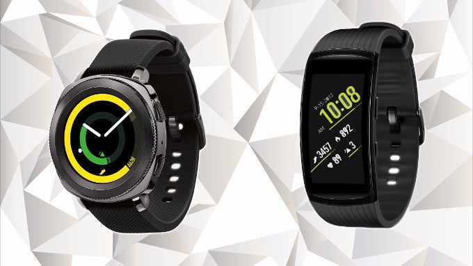 Samsung Gear Sport (left) and Gear Fit 2 Pro (right) - Deal: Samsung Gear Sport smartwatch and Gear Fit 2 Pro fitness tracker are $50 off