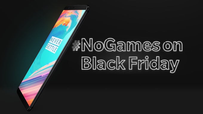 OnePlus says: "#NoGames on Black Friday"