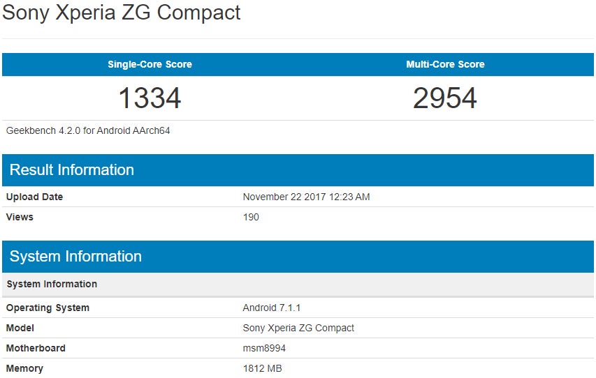 Weird new Compact Xperia pops up on benchmark site: is Sony pulling a OnePlus X?