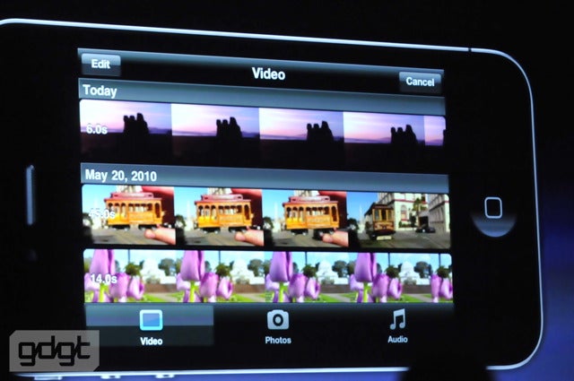 iMovie for iPhone - Meet the Apple iPhone 4