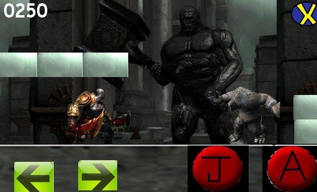 God of War game for Windows Mobile is your basic hack and slash