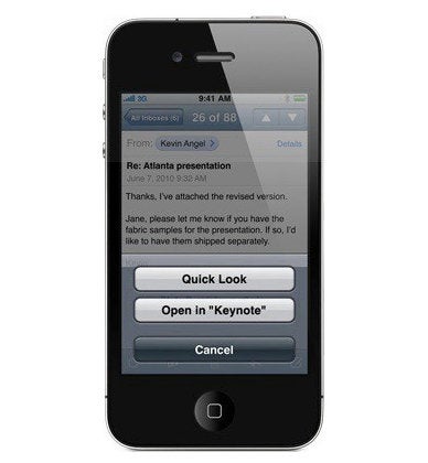 iWork productivity tools coming to the iPhone 4