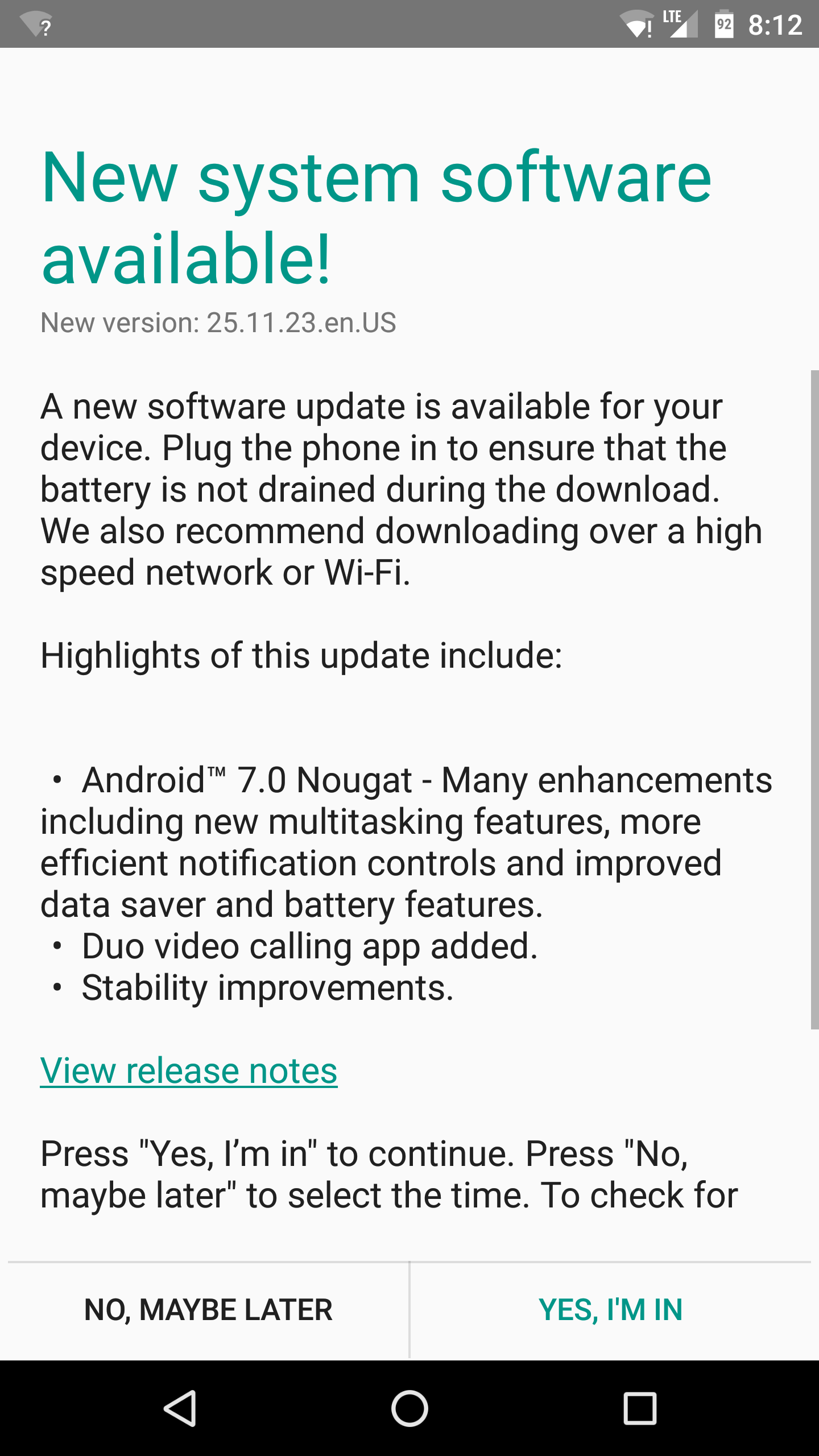 Motorola resumes roll-out of Android 7.0 Nougat for Moto X Pure Edition in the US