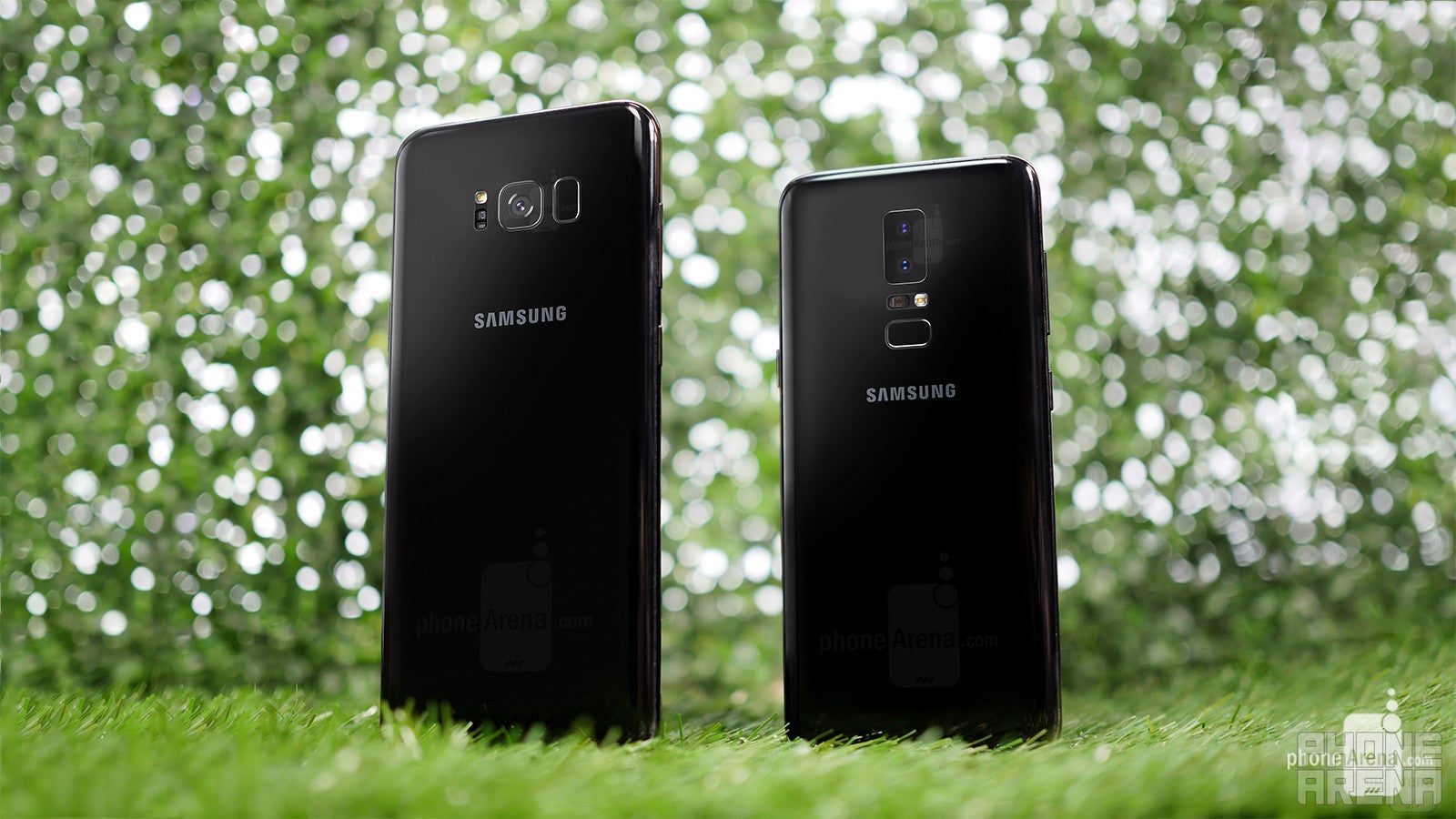 A Samsung Galaxy S8 next to what the Galaxy S9 might look like - Top smartphone announcements to expect at CES 2018 (and some not to)