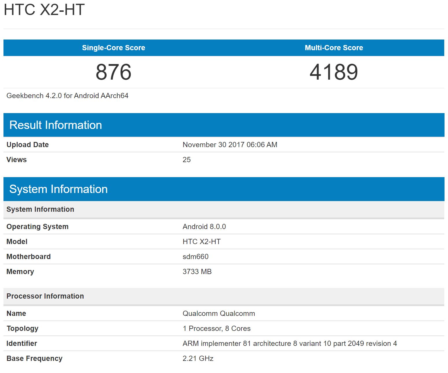 X2-HT - is this the HTC U Play 2? - Is this the HTC U Play 2? Snapdragon 660, 4GB of RAM, and Android Oreo might make the cut